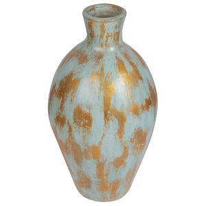 BELIANI Terracotta Decovaas 45 Blauw DIKAJA