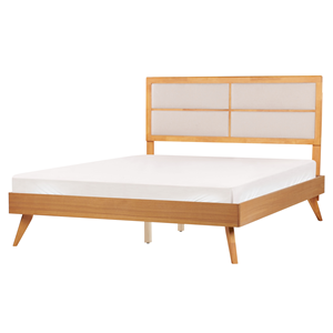 BELIANI Bed hout lichthout 160 x 200 cm POISSY