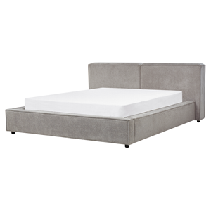 BELIANI Bed stof grijs 160 x 200 cm LINARDS