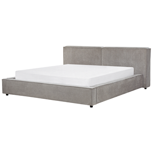 BELIANI Bed stof grijs 180 x 200 cm LINARDS