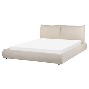 BELIANI Bed stof beige 160 x 200 cm VINAY