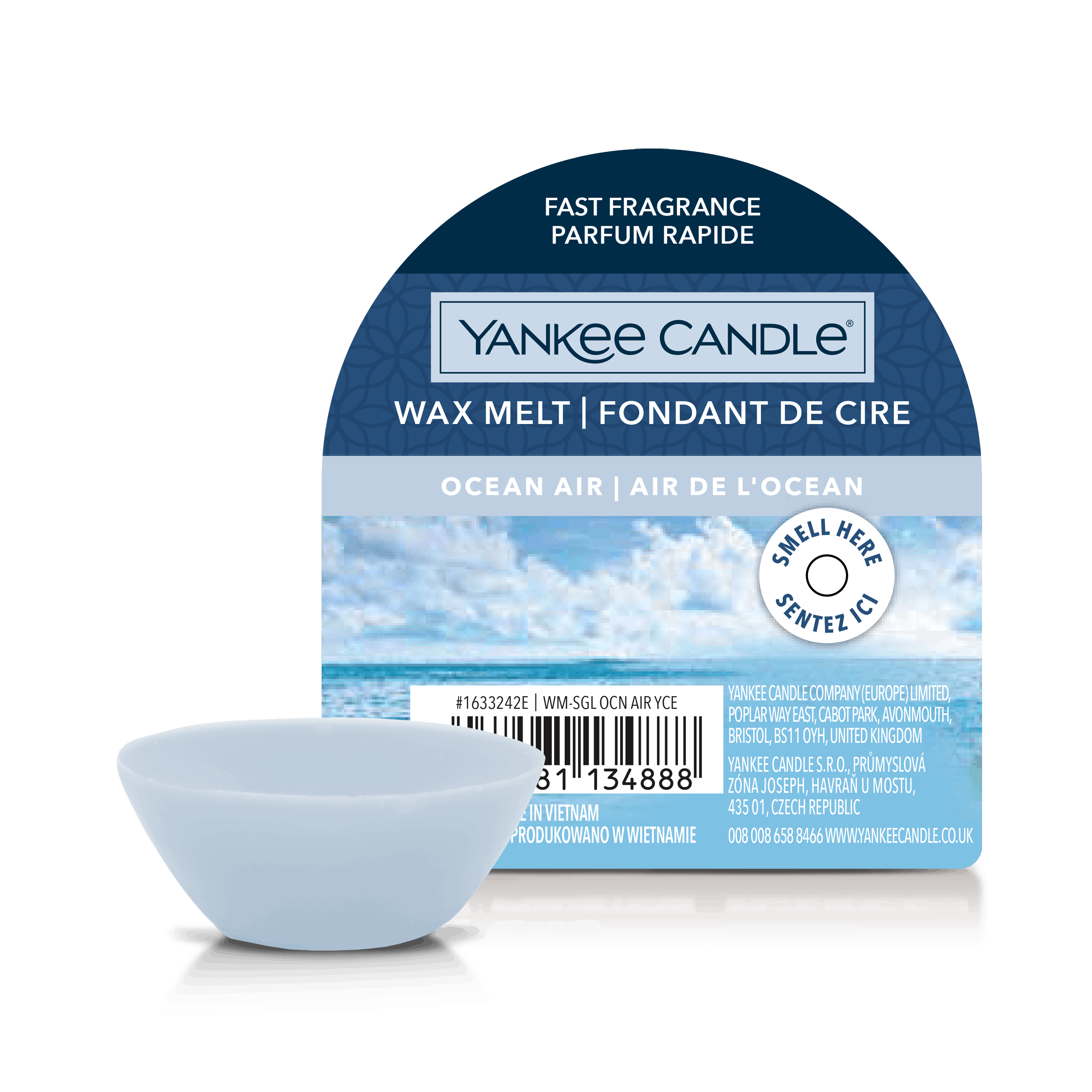 Yankee Candle Klassieke Wassmelt Oceaanlucht 22 g