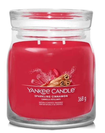 Yankee Candle Sparkling Cinnamon Signature Jar Duftkerze