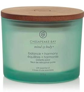 Chesapeake Bay Candle Mind & Body Balance & Harmony - Waterlily Pear Duftkerze
