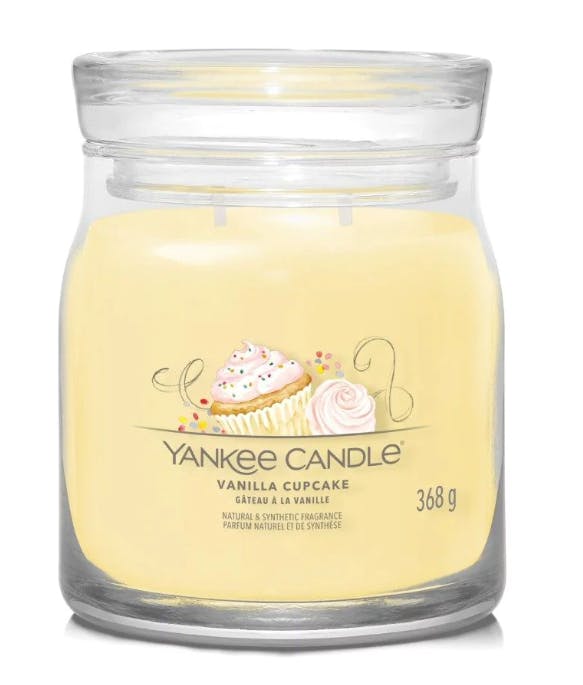 Yankee Candle Signature Medium Candle Vanilla Cupcake 368 g