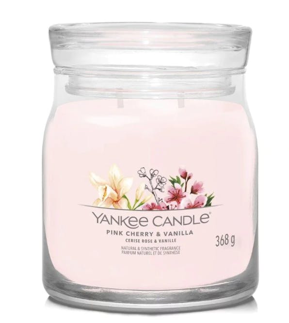 Yankee Candle Kenmerkende Medium Kaarsen Roze Kersen Vanille 368 g