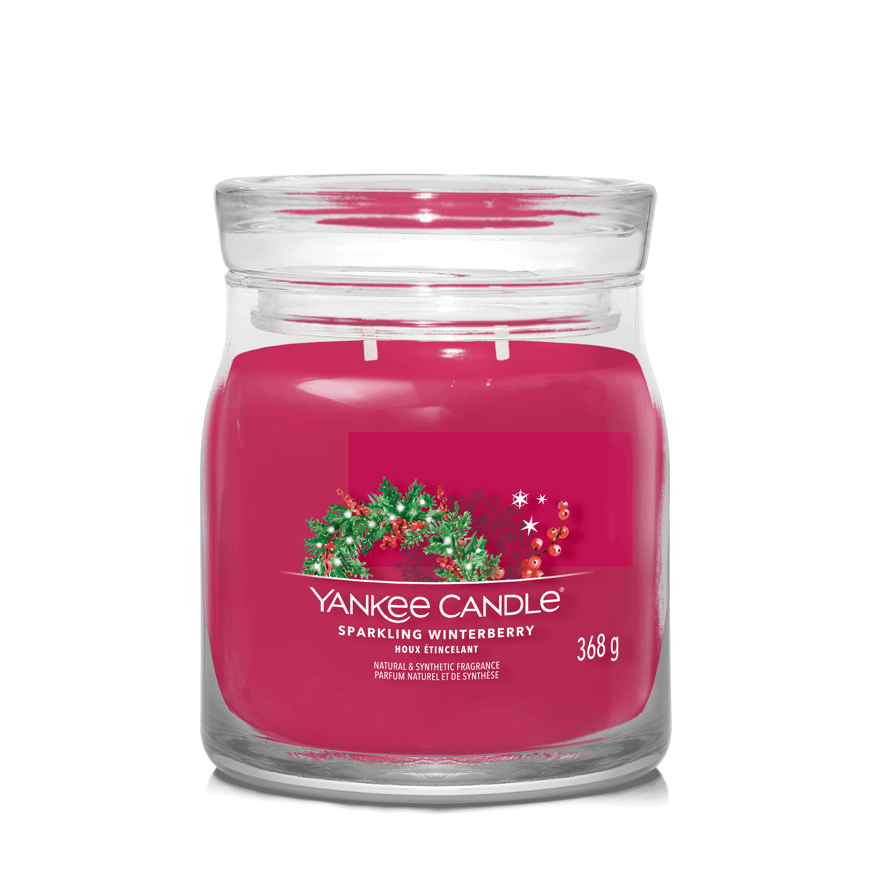 Yankee Candle Signature Medium Candle Sparkling Winterberry 368 g