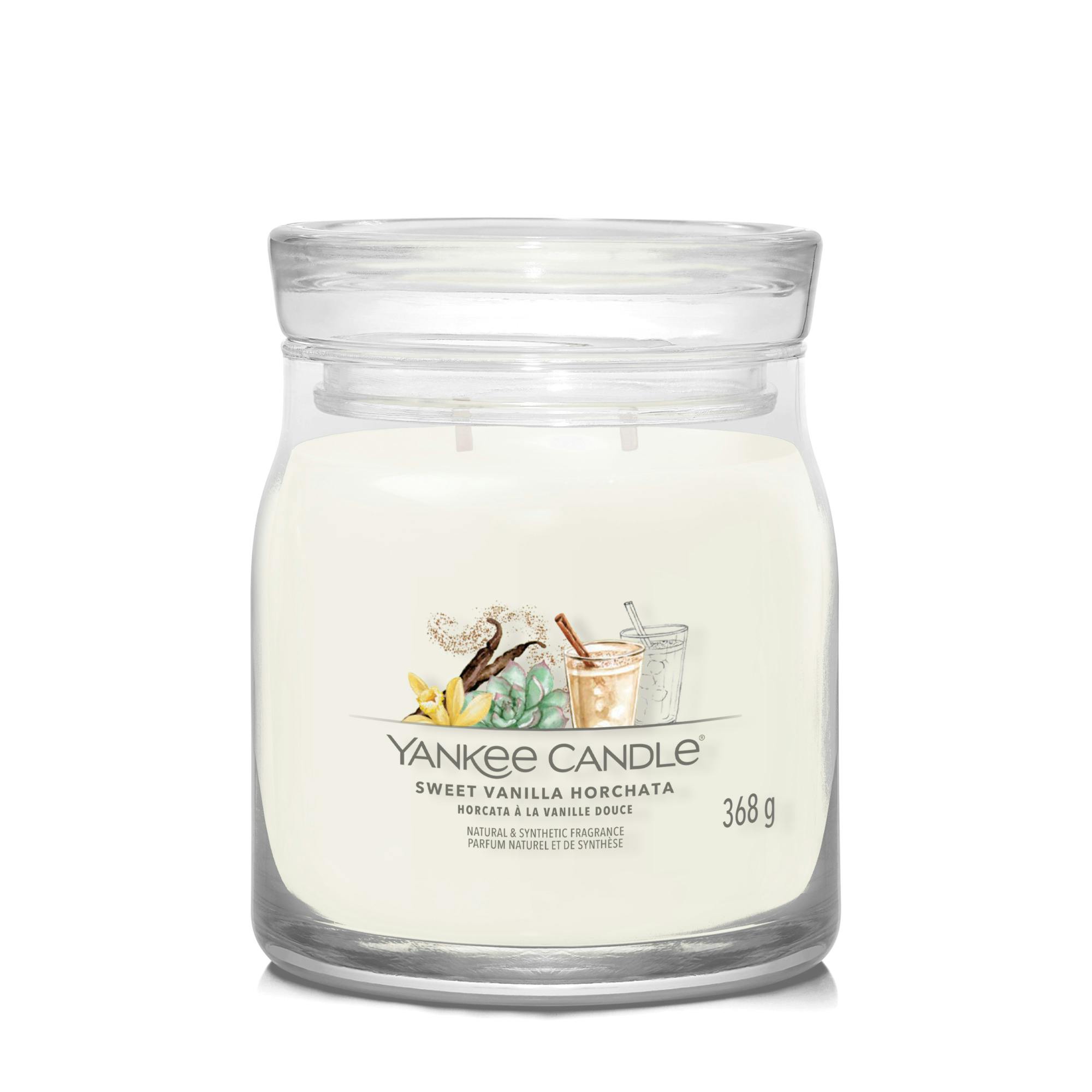 Yankee Candle Signature Medium Jar Sweet Vanilla Horchata 368 g
