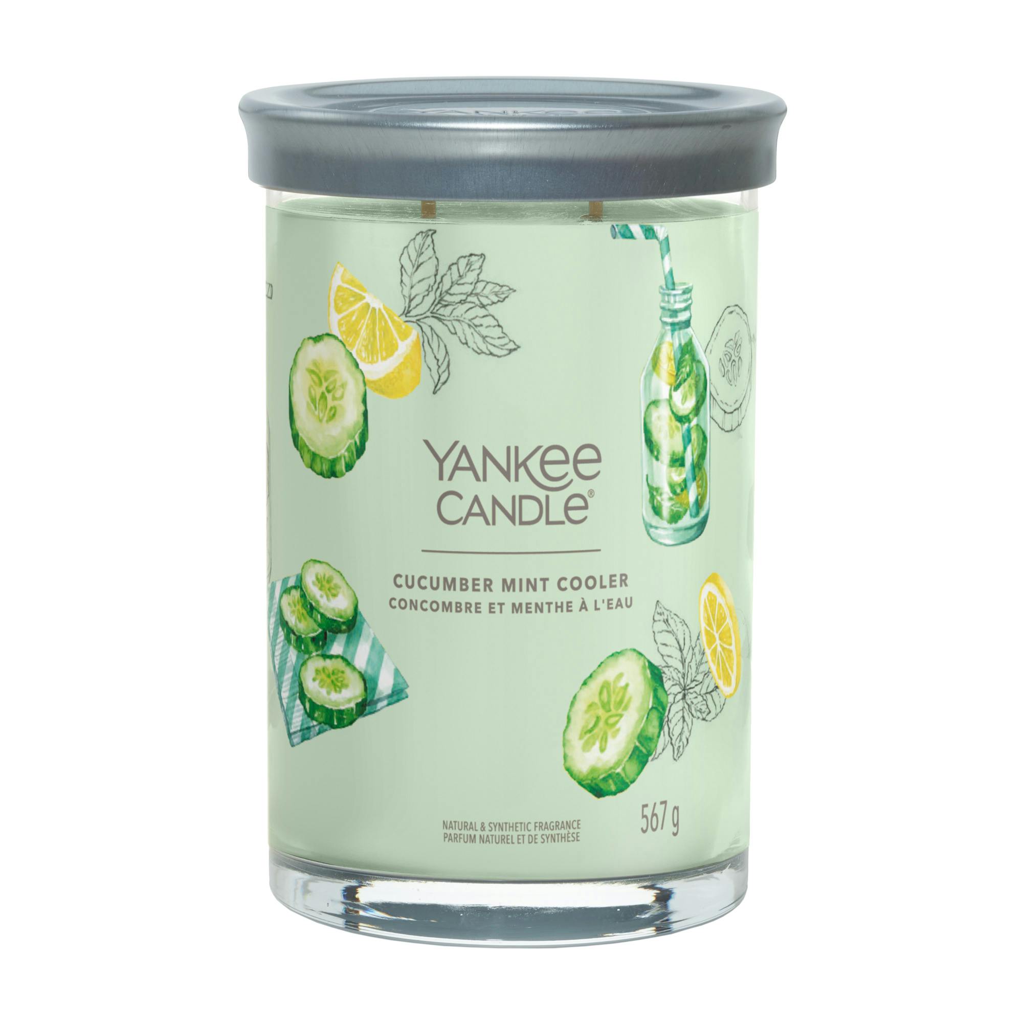 Yankee Candle Cucumber Mint Cooler Signature Large Tumbler Duftkerze