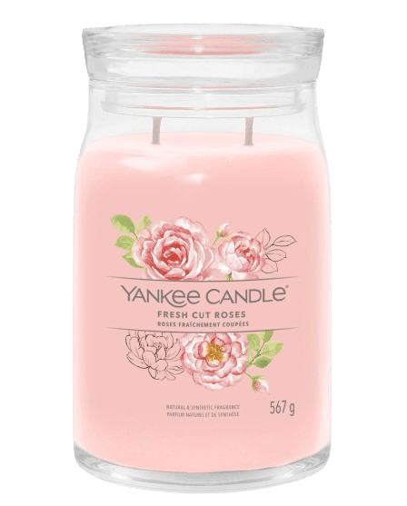 Yankee Candle Signature Large Jar Fresh Cut Roses 567 g