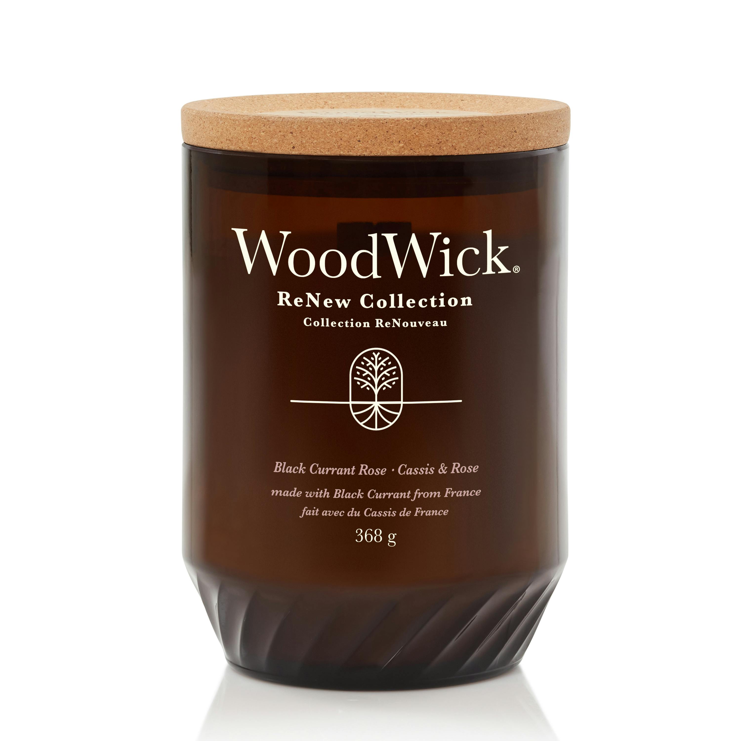 WoodWick Renew Geurkaars Black Currant & Rose 368 g