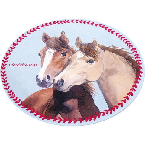Pferdefreunde Kindervloerkleed PF-513 Motief paarden, stof print, zachte microvezel, kinderkamer