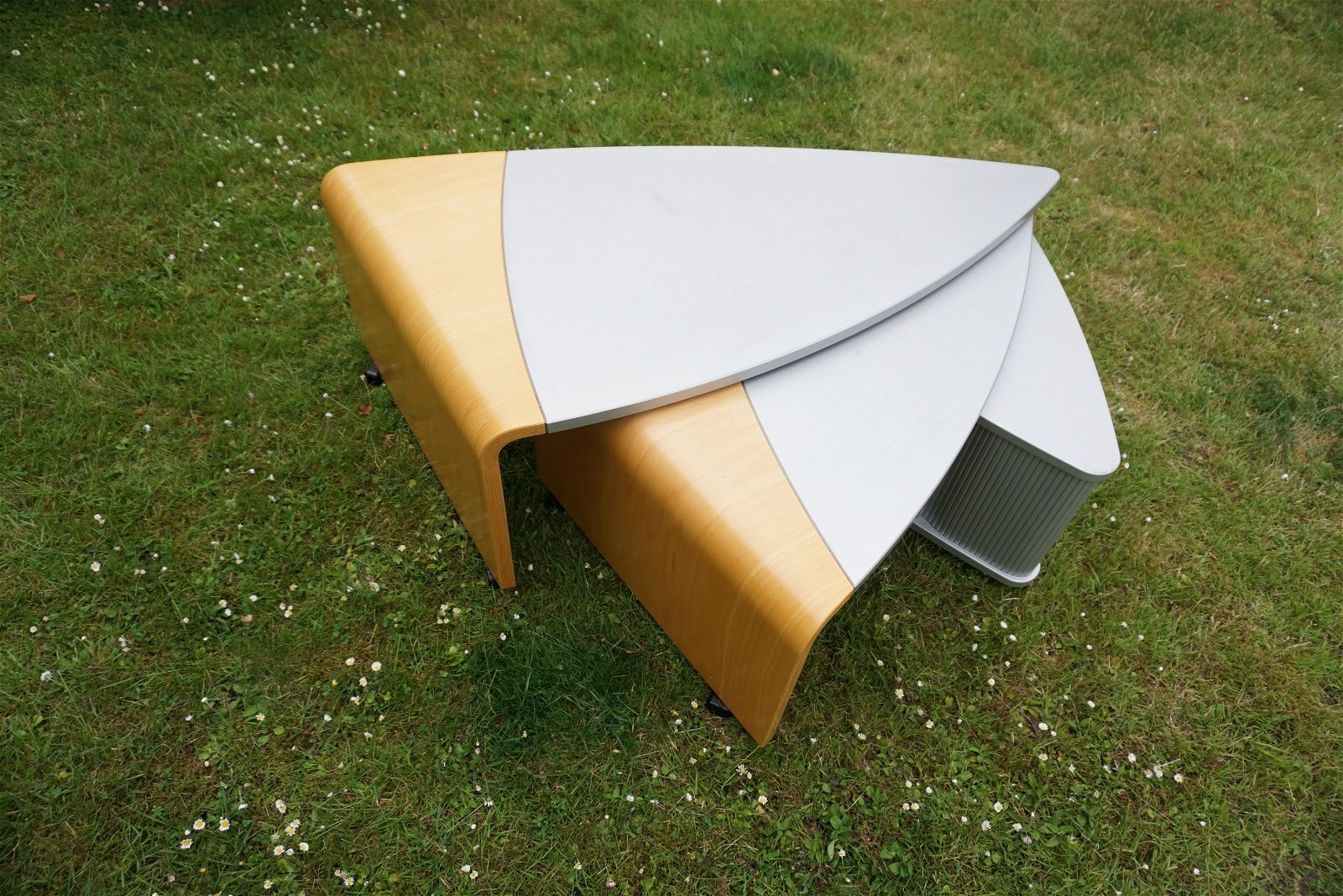 Leolux Design Tisch Aluminium/Metal/Wood - Tweedehands