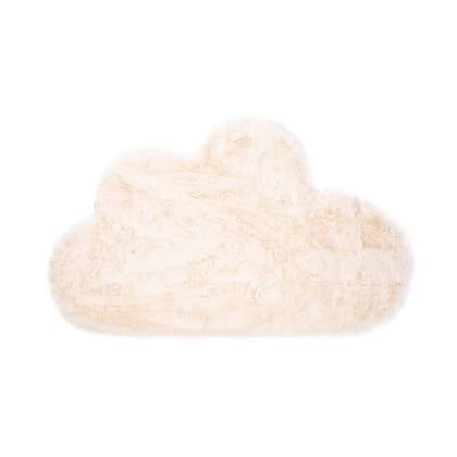 Tapeso Kindervloerkleed wolkje - Fluffy crème - 70x115 cm