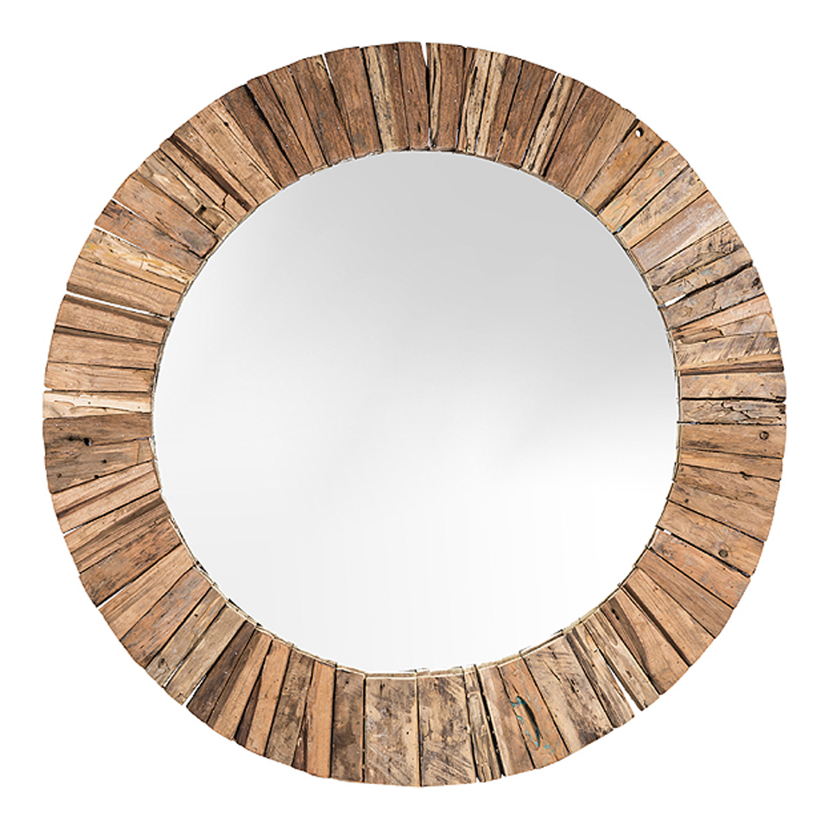 Livingfurn Dakota ronde spiegel riverwood 40cm