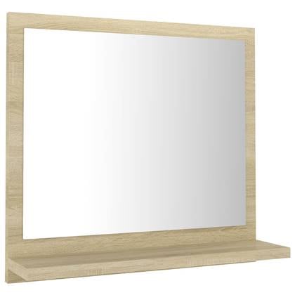 vidaXL Badezimmerspiegelschrank Badspiegel Sonoma-Eiche 40x10,5x37 cm Holzwerkstoff (1-St)