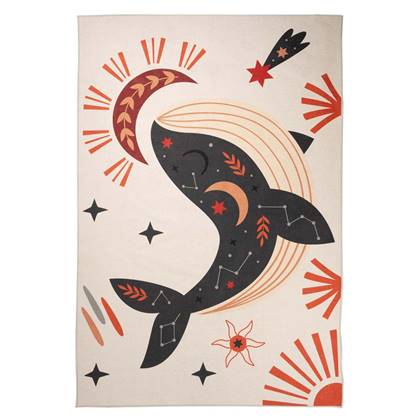 Amiah Kinderkleed walvis Happy Dreams - Multicolor - 152x230 cm