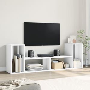 vidaXL Tv-meubelen 2 st 75x30x50 cm bewerkt hout wit