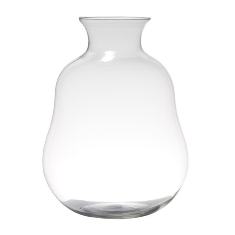 Merkloos Transparante home-basics vaas/vazen van glas x 29 cm -