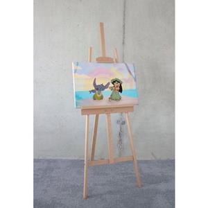 Komar Artprint op linnen Keilrahmenbild - Lilo and Stitch Dancing- Größe 40 x 60 cm