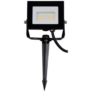 Heitronic LED-Flutlichtstrahler Bolton 2.0, 20 W, Erdspieß, Stecker