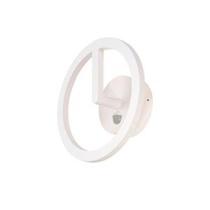 SLV Strakke buitenlamp Q-Ring met sensor - wit 1007917