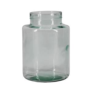 Floran Bloemenvaas Bela Arte - transparant glas - H20 cm - melkbus vaas met smalle hals -