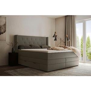 Places of Style Boxspring Elegance met mooie capitonnage, in de hardheden h2 & h3, inclusief laden