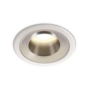 ONE Light Dark Light Project Range - inbouwspot - Ø 11,5 mm, Ø 9,5 mm inbouwmaat - 10W LED incl. - IP54 - wit - warm witte lichtkleur