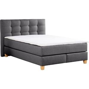 Home affaire Boxspring Moulay incl. topmatras, in extra lang 220 cm, 3 hardheden, ook in h4