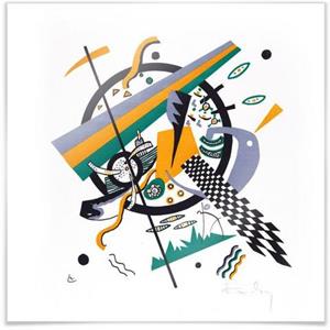 Wall-Art Poster Kleine werelden formule 1 abstract (1 stuk)