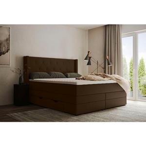 Places of Style Boxspring Elegance met mooie capitonnage, in de hardheden h2 & h3, inclusief laden