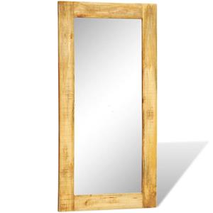 vidaXL Wandspiegel in massief houten frame 120x60 cm