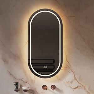 HIPP design Phantom ovale spiegel met verlichting en verwarming 45x90cm