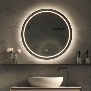 HIPP design Phantom ronde spiegel met verlichting en verwarming 60cm