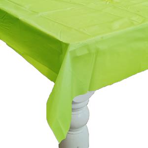 Givi Italia Feest tafelkleed van pvc - lime groen - 240 x cm -