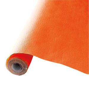 Givi Italia Tafelkleed op rol - papier - oranje - 120cm x 5m -
