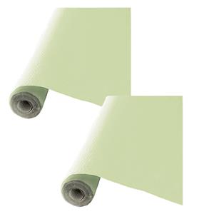 Givi Italia Feest tafelkleed op rol - 2x - mint groen - 120cm x 5m - papier -