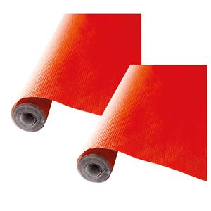 Givi Italia Feest tafelkleed op rol - 2x - rood - 120cm x 5m - papier -