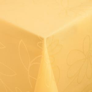 ERWIN M. Tafelkleed Floralie vierkant; 80x80 cm (BxL); geel; vierkant