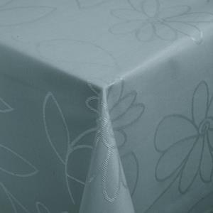 ERWIN M. Tafelkleed Floralie vierkant; 80x80 cm (BxL); rookblauw; vierkant