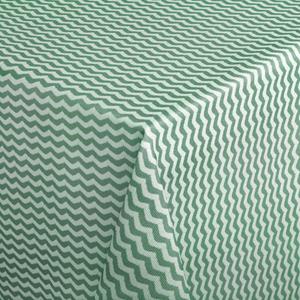 ERWIN M. Tafelkleed Waves vierkant; 100x100 cm (BxL); salie; vierkant