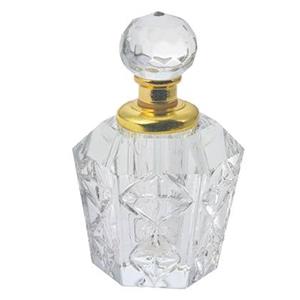 Clayre & Eef Melady Parfum Flesje 4x4x7 cm Glas Zeshoek Decoratie Flesje