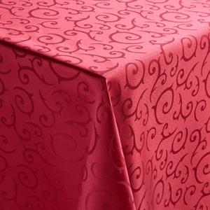 PULSIVA Tafelkleed Mega hoekig; 100x100 cm (BxL); burgundy; vierkant
