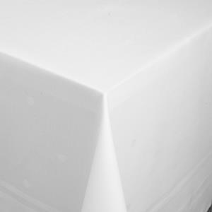 ERWIN M. Tafelkleed Saphir hoekig; 80x80 cm (BxL); wit; vierkant