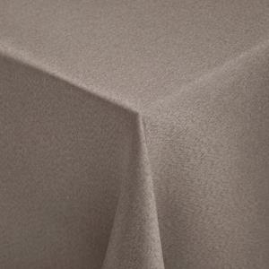 ERWIN M. Tafelkleed Ambita glad vierkant; 100x100 cm (BxL); taupe; vierkant