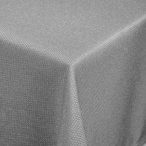 ERWIN M. Tafelkleed Ambita structuur vierkant; 100x100 cm (BxL); lichtgrijs; vierkant