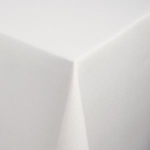 ERWIN M. Tafelkleed Ambita structuur vierkant; 100x100 cm (BxL); wit; vierkant
