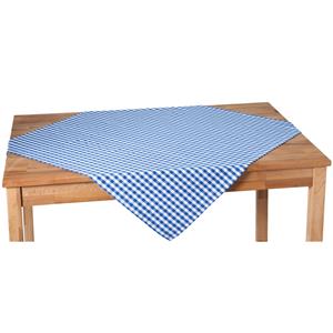 PULSIVA Tafellaken Don; 80x80 cm (BxL); blauw/wit; vierkant; 5 stuk / verpakking