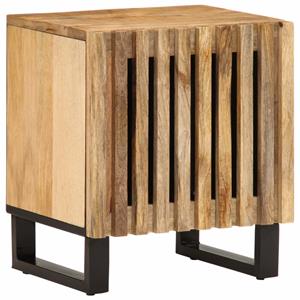 vidaXL Nachtkastjes 2 st 40x33x46 cm massief ruw mangohout